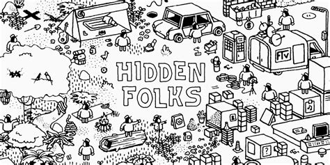 Hidden Folks Un jeu de puzzle délicieusement complexe rempli d'humour absurde!